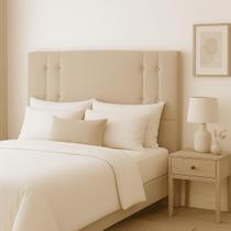 Cabeceira Casal Queen Cama Box Estofada Camille 160 cm Veludo