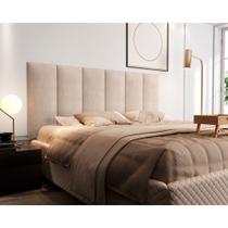 Cabeceira Casal Queen Cama Box Madri Kit 8 Placas Várias Cores