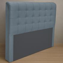 Cabeceira Casal Queen de Cama Box Estofada Ana 160 cm Veludo Cabeceira Casal Queen de Cama Box Estofada Ana 160 cm Veludo