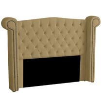 Cabeceira Casal Queen Size Estofada para Cama Box Ayla Veludo