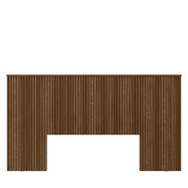 Cabeceira Casal Ripada 133x241com Frame Alexa Freijo - EdeCasaMoveis