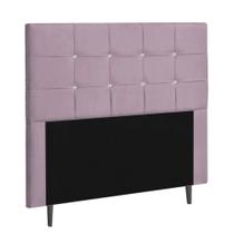 Cabeceira Casal Strass Jordania 140 CM Suede Rose - D A Decor Cabeceira Casal Strass Jordania 140 CM Suede Rose - D A Decor