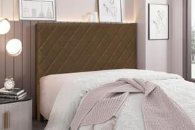 Cabeceira Casal Suede 140Cm Esmeralda