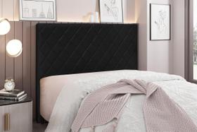 Cabeceira Casal Suede 140Cm Esmeralda