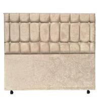 Cabeceira Casal Suede Bege, Imperium