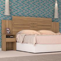 Cabeceira Casal Triunfo 2 Gavetas Amêndola Touch - Demóbile