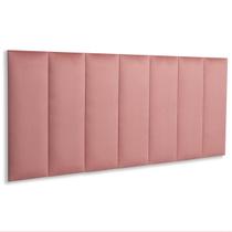 Cabeceira Casal Veludo 140x60 Cama Box Modulada Reta