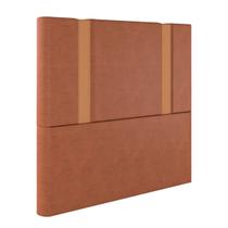 Cabeceira Casal Verona em Veludo com Sapata Cor Terracota Sonhar