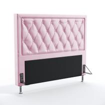 Cabeceira Centaurus 160 Para Cama Box Queen Z-021 Sued Rosa Bebê Aradecor Cabeceira Centaurus 160 Para Cama Box Queen Z-021 Sued Rosa Bebê Aradecor