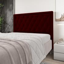 Cabeceira Centaurus 195 / Suede Bordô