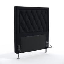 Cabeceira Centaurus 90 N-024 Veludo Preto Aradecor