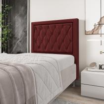 Cabeceira Centaurus 90 N-034 Veludo Bordô Aradecor