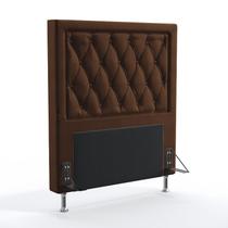 Cabeceira Centaurus 90 Para Cama De Solteiro Couro Marrom Aradecor Cabeceira Centaurus 90 Para Cama De Solteiro Couro Marrom Aradecor