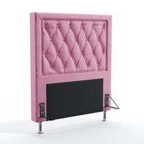 Cabeceira Centaurus 90 Para Cama de Solteiro Sued Rosê Aradecor Cabeceira Centaurus 90 Para Cama de Solteiro Sued Rosê Aradecor