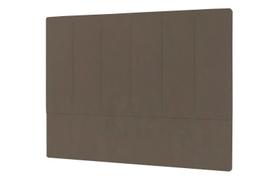 Cabeceira Cintra Plus Casal 1400mm Suede Marrom Taupe - Simbal