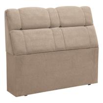 Cabeceira Com Baú Itália Cama Box Queen 160 Cm Suede Bege