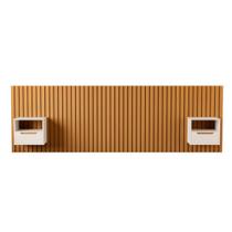 Cabeceira com Mesas de Cabeceira Florença Nature Pérola