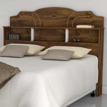 Cabeceira Com Nicho Queen Star Malbec