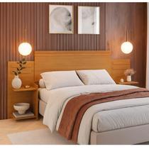 Cabeceira com Nichos Inteligentes Praticidade p Seu Quarto