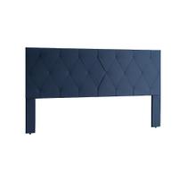 Cabeceira com pés para cama box casal 1,40 new york 6 cores