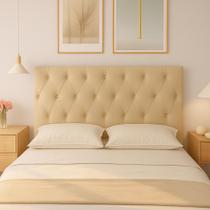 Cabeceira com pés para cama box casal 1,60 new york 6 cores