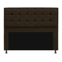Cabeceira Copenhague 140 cm Casal Corano Marrom - Doce Sonho Móveis