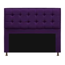 Cabeceira Copenhague 160 cm Queen Size Suede Roxo AM Decor