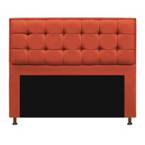 Cabeceira Copenhague 160 cm Queen Size Suede Terracota - Doce Sonho Móveis