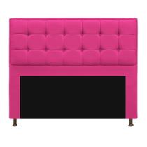 Cabeceira Copenhague 195 cm King Size Suede Pink AM Decor