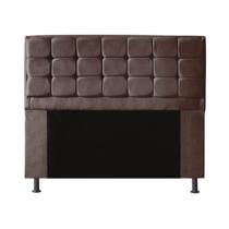 Cabeceira Copenhague para Cama Box Casal 140cm com Capitonê Suede - Ecotec Decor