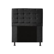 Cabeceira Copenhague Para Cama Box Solteiro 100cm com Capitonê Suede - Ecotec Decor
