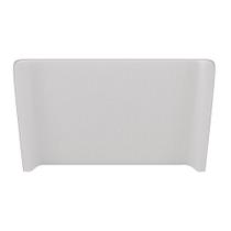Cabeceira Corea King Curva Orgânico Factor Bouclê Suave Off White - Sallar Home