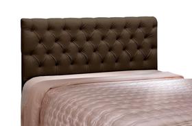 Cabeceira Cristal 1,40 Para Cama Box Laminado Marrom - JS Móveis