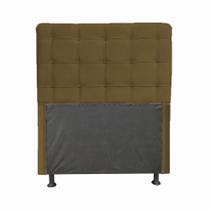 Cabeceira Dama 1,40 Cm Para Cama Box Casal Suede Marrom