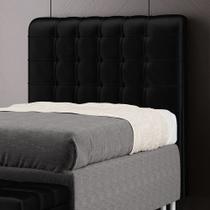 Cabeceira Dama 90 Para Cama de Solteiro Sued Preto Aradecor Cabeceira Dama 90 Para Cama de Solteiro Sued Preto Aradecor