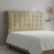 Cabeceira De Cama Box Ana King 195cm X 118cm Suede Nude Ms Decor Cabeceira De Cama Box Ana King 195cm X 118cm Suede Nude Ms Decor
