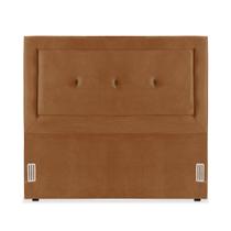 Cabeceira de Cama Box Casal 138 cm Alice Larhome Suede Veludo Terra cota