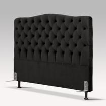 Cabeceira de Cama Box Casal 138 cm Larhome Dunas Suede Veludo Marrom Brida Cabeceira de Cama Box Casal 138 cm Larhome Dunas Suede Veludo Marrom Brida