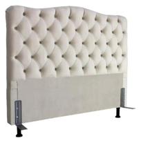 Cabeceira De Cama Box Casal 138 Dunas Tecido Suede Veludo