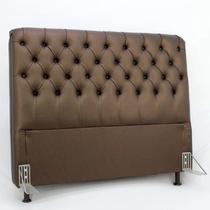Cabeceira de Cama Box Casal 138cm Pádua Couro