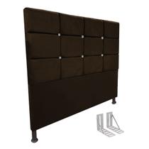 Cabeceira de Cama Box Casal Estofada Lari Ct + Frame - Cores