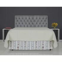 Cabeceira de Cama Box Casal Queen 158cm Pádua Veludo