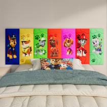 Cabeceira De Cama Box Casal Solteiro Menino Menina Infnatil Capa de Almofada Personalizada
