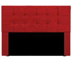 Cabeceira De Cama Box Casal Tóquio 1,40 Suede vermelho