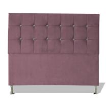 Cabeceira De Cama Box Cristal Casal 140 cm Botão Strass Suede Rosê Do Lar Móveis Cabeceira De Cama Box Cristal Casal 140 cm Botão Strass Suede Rosê Do Lar Móveis