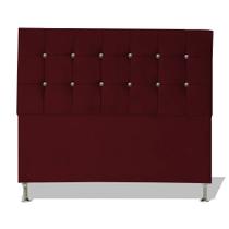 Cabeceira De Cama Box Cristal Casal 140 cm Botão Strass Suede Vinho Do Lar Móveis Cabeceira De Cama Box Cristal Casal 140 cm Botão Strass Suede Vinho Do Lar Móveis