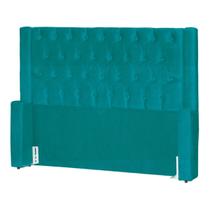 Cabeceira de Cama Box Estofada 160 cm Casal Emma Suede