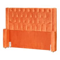 Cabeceira de Cama Box Estofada 160 cm Queen Emma Veludo