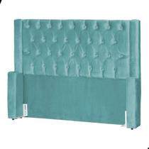 Cabeceira de Cama Box Estofada 160 cm Queen Emma Veludo
