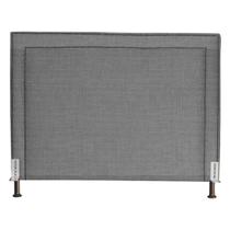 Cabeceira de Cama Box Estofada 90 cm Solteiro Viviane Linho